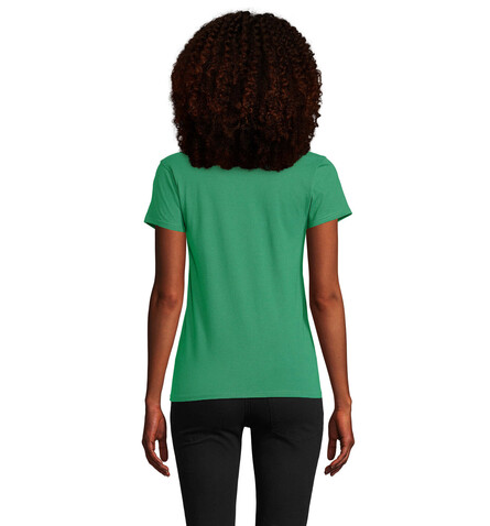 PIONEER WOMEN T-Shirt 175g - Kelly Green bedrucken, Art.-Nr. S03579-KG-L