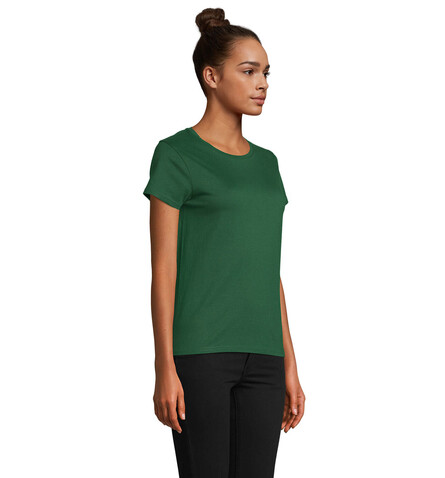 PIONEER WOMEN T-Shirt 175g - Bottle Green bedrucken, Art.-Nr. S03579-BO-M