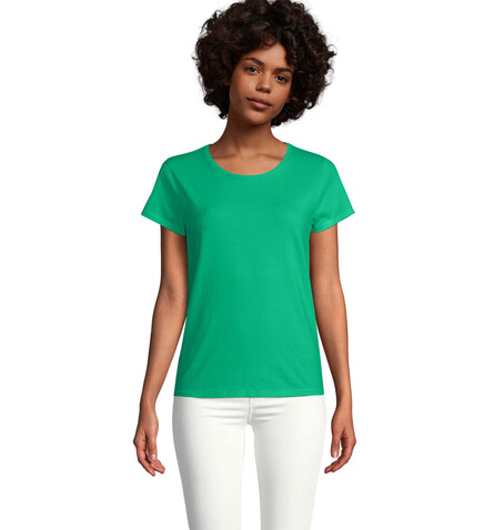 CRUSADER WOMEN T-Shirt 150g - Kelly Green bedrucken, Art.-Nr. S03581-KG-S CRUSADER WOMEN T-Shirt 150g - Kelly Green bedrucken, Art.-Nr. S03581-KG-S