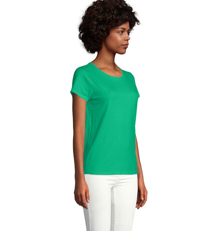 CRUSADER WOMEN T-Shirt 150g - Kelly Green bedrucken, Art.-Nr. S03581-KG-S CRUSADER WOMEN T-Shirt 150g - Kelly Green bedrucken, Art.-Nr. S03581-KG-S