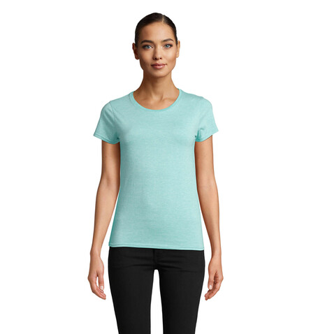 CRUSADER WOMEN T-Shirt 150g - Heather Light Green bedrucken, Art.-Nr. S03581-EJ-XL CRUSADER WOMEN T-Shirt 150g - Heather Light Green bedrucken, Art.-Nr. S03581-EJ-XL