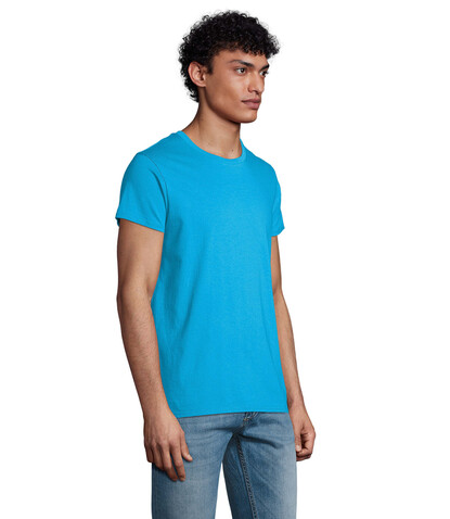 CRUSADER MEN T-Shirt 150g - Aqua bedrucken, Art.-Nr. S03582-AQ-S CRUSADER MEN T-Shirt 150g - Aqua bedrucken, Art.-Nr. S03582-AQ-S