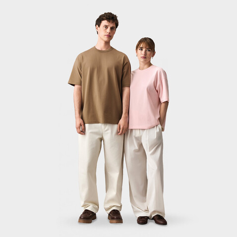 BOXY MEN T-SHIRT OVERSIZE - Umber bedrucken, Art.-Nr. S03806-UM-XXL