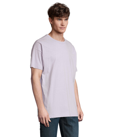 BOXY MEN T-SHIRT OVERSIZE - Lilac bedrucken, Art.-Nr. S03806-LL-XXL BOXY MEN T-SHIRT OVERSIZE - Lilac bedrucken, Art.-Nr. S03806-LL-XXL