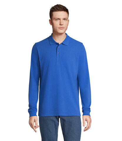 PRIME LSL UNISEX POLO 200 - Royal Blue bedrucken, Art.-Nr. S03983-RB-XS PRIME LSL UNISEX POLO 200 - Royal Blue bedrucken, Art.-Nr. S03983-RB-XS