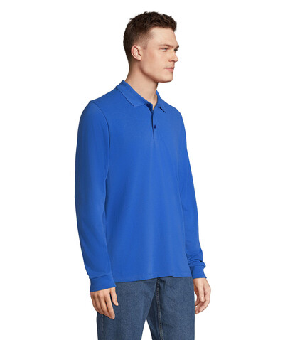 PRIME LSL UNISEX POLO 200 - Royal Blue bedrucken, Art.-Nr. S03983-RB-XS PRIME LSL UNISEX POLO 200 - Royal Blue bedrucken, Art.-Nr. S03983-RB-XS