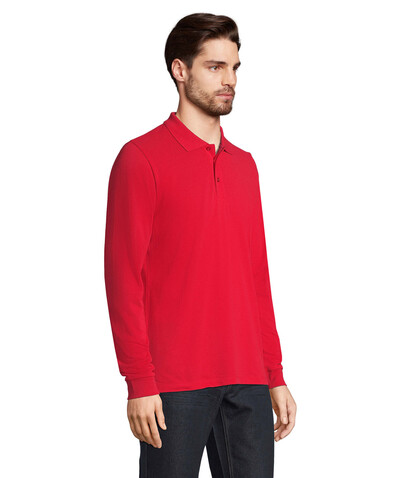 PRIME LSL UNISEX POLO 200 - Red bedrucken, Art.-Nr. S03983-RD-XS PRIME LSL UNISEX POLO 200 - Red bedrucken, Art.-Nr. S03983-RD-XS