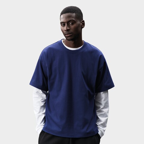 LEGACY OVERSIZED T-SHIRT - Indigo bedrucken, Art.-Nr. S03996-IO-XL