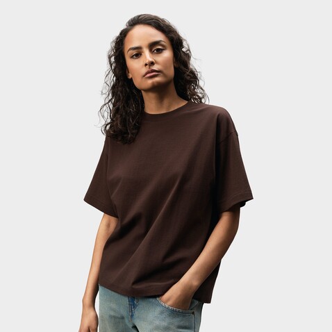 LEGACY OVERSIZED T-SHIRT - Dark Chocolate bedrucken, Art.-Nr. S03996-DC-3XL