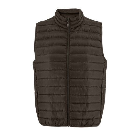 STREAM MEN Bodywarmer - Dark Chocolate bedrucken, Art.-Nr. S04020-DC-3XL