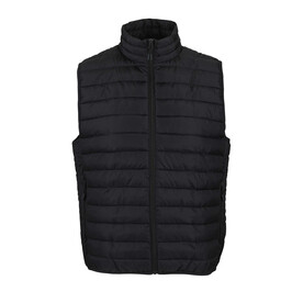 STREAM MEN Bodywarmer - Schwarz bedrucken, Art.-Nr. S04020-BK-XXL
