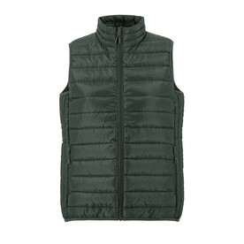 STREAM WOMEN Bodywarmer - Forest Green bedrucken, Art.-Nr. S04021-FG-XXL