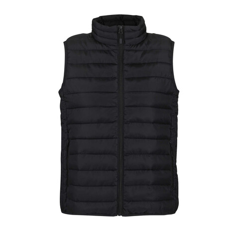 STREAM WOMEN Bodywarmer - Schwarz bedrucken, Art.-Nr. S04021-BK-XL