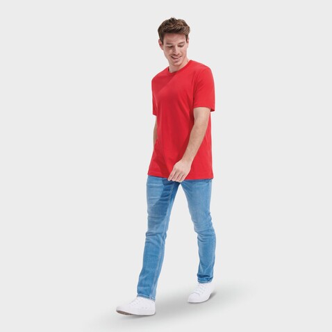 TUNER T-SHIRT - Red bedrucken, Art.-Nr. S04203-RD-XL