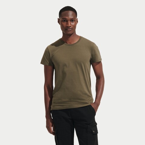 RE CRUSADER T-Shirt 150g - Army bedrucken, Art.-Nr. S04233-AR-L RE CRUSADER T-Shirt 150g - Army bedrucken, Art.-Nr. S04233-AR-L