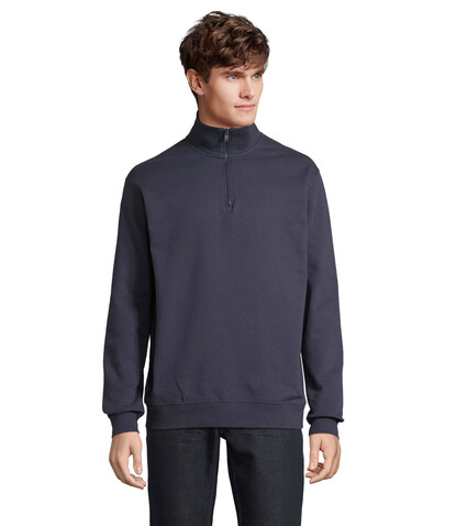 CONRAD Sweater Zip Kragen - French Navy bedrucken, Art.-Nr. S04234-FN-M CONRAD Sweater Zip Kragen - French Navy bedrucken, Art.-Nr. S04234-FN-M