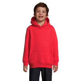 CONDOR KIDS Hoodie - Bright Red bedrucken, Art.-Nr. S04238-BT-5XL