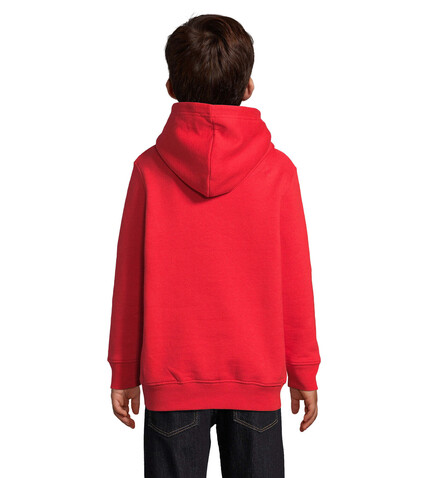 CONDOR KIDS Hoodie - Bright Red bedrucken, Art.-Nr. S04238-BT-5XL
