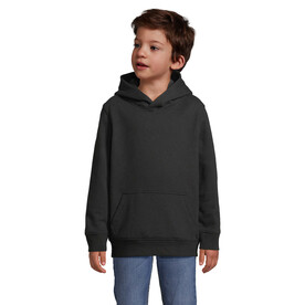 CONDOR KIDS Hoodie - Schwarz bedrucken, Art.-Nr. S04238-BK-5XL