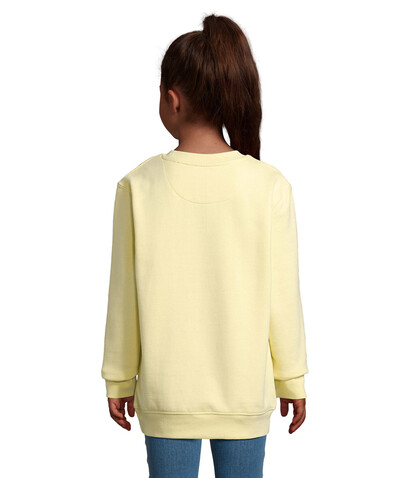 COLUMBIA KIDS Sweater - Hellgelb bedrucken, Art.-Nr. S04239-LY-4XL