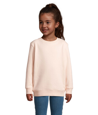 COLUMBIA KIDS Sweater - Cremiges Rosa bedrucken, Art.-Nr. S04239-CP-3XL