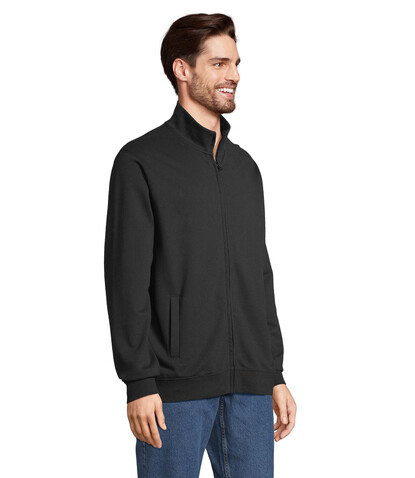 COOPER SWEATSHIRT FULL ZIP - Schwarz bedrucken, Art.-Nr. S04240-BK-XL COOPER SWEATSHIRT FULL ZIP - Schwarz bedrucken, Art.-Nr. S04240-BK-XL