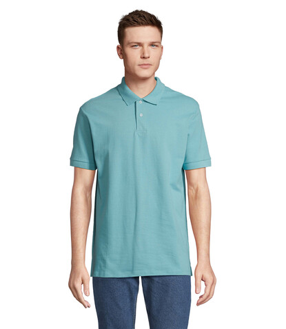 PACIFIC HERREN POLO - Pool Blue bedrucken, Art.-Nr. S04439-BP-S PACIFIC HERREN POLO - Pool Blue bedrucken, Art.-Nr. S04439-BP-S