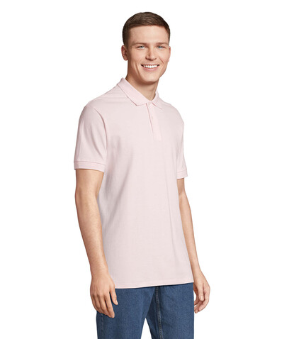 PACIFIC HERREN POLO - Pale Pink bedrucken, Art.-Nr. S04439-PP-M