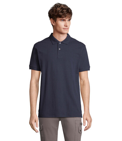 PACIFIC HERREN POLO - French Navy bedrucken, Art.-Nr. S04439-FN-5XL