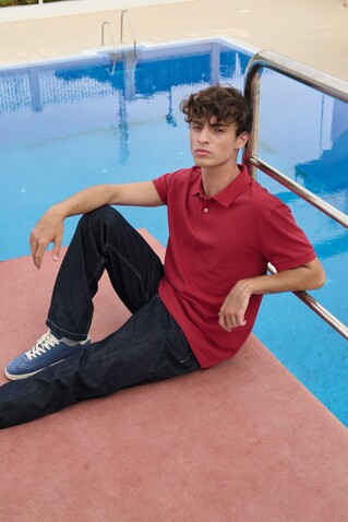 PACIFIC HERREN POLO - Folk Red Twin bedrucken, Art.-Nr. S04439-FR-XL PACIFIC HERREN POLO - Folk Red Twin bedrucken, Art.-Nr. S04439-FR-XL