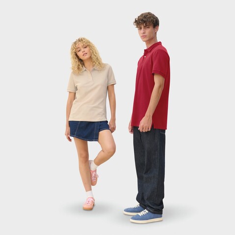 PACIFIC DAMEN POLO - Folk Red Twin bedrucken, Art.-Nr. S04440-FR-XL PACIFIC DAMEN POLO - Folk Red Twin bedrucken, Art.-Nr. S04440-FR-XL