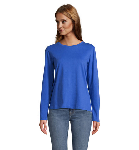 MONARCH DAMEN T-SHIRTS - Royal Blue bedrucken, Art.-Nr. S04443-RB-M
