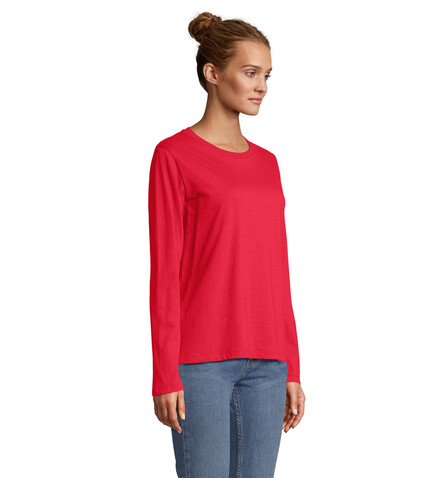 MONARCH DAMEN T-SHIRTS - Red bedrucken, Art.-Nr. S04443-RD-L MONARCH DAMEN T-SHIRTS - Red bedrucken, Art.-Nr. S04443-RD-L