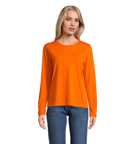 MONARCH DAMEN T-SHIRTS - Orange bedrucken, Art.-Nr. S04443-OR-XXL