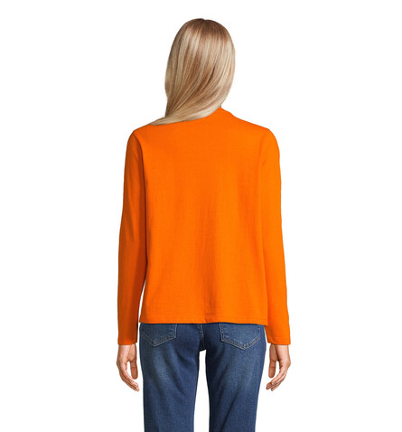 MONARCH DAMEN T-SHIRTS - Orange bedrucken, Art.-Nr. S04443-OR-XXL