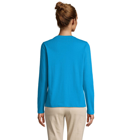 MONARCH DAMEN T-SHIRTS - Aqua bedrucken, Art.-Nr. S04443-AQ-L MONARCH DAMEN T-SHIRTS - Aqua bedrucken, Art.-Nr. S04443-AQ-L