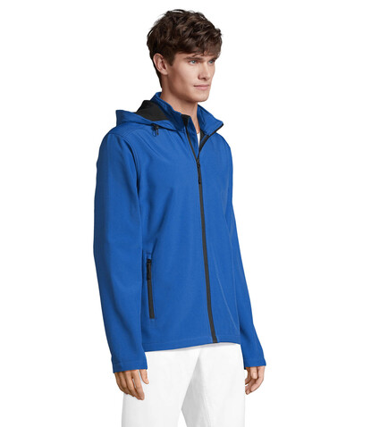 RACE HERREN-KAPUZENJACKE - Royal Blue bedrucken, Art.-Nr. S04447-RB-XXL