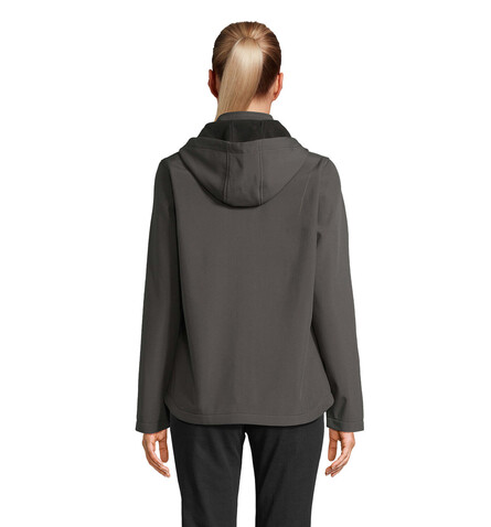 RACE DAMEN-KAPUZENJACKE - Anthrazitgrau bedrucken, Art.-Nr. S04448-CR-XL RACE DAMEN-KAPUZENJACKE - Anthrazitgrau bedrucken, Art.-Nr. S04448-CR-XL