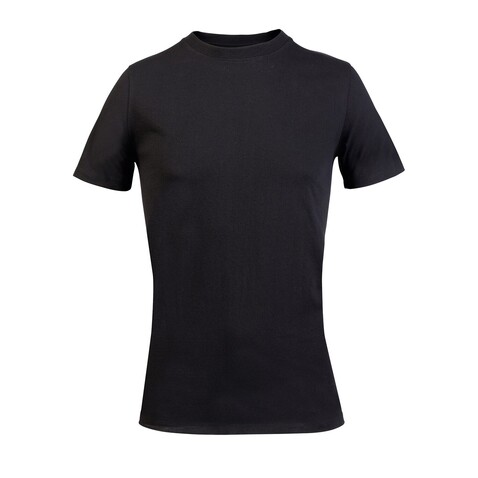 Explorer T-shirt Unisex - Schwarz Recycelt bedrucken, Art.-Nr. S04461-RC-S