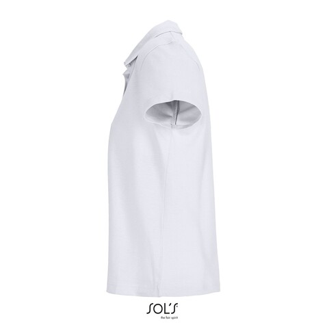 PULSE DAMEN POLO - White bedrucken, Art.-Nr. S04501-WH-3XL
