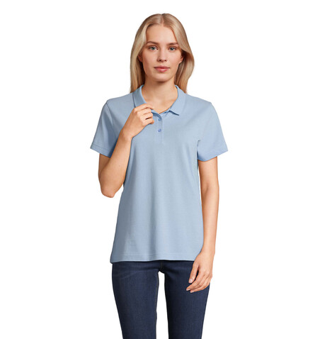 PULSE DAMEN POLO - Sky Blue Pique bedrucken, Art.-Nr. S04501-SP-XS PULSE DAMEN POLO - Sky Blue Pique bedrucken, Art.-Nr. S04501-SP-XS
