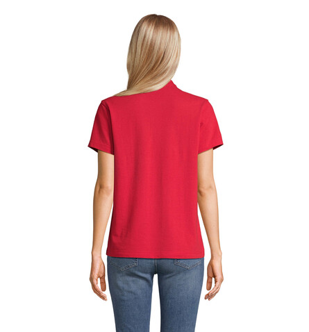 PULSE DAMEN POLO - Red bedrucken, Art.-Nr. S04501-RD-XS