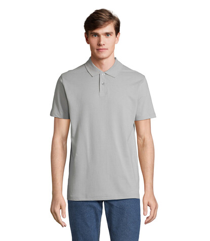 PULSE UNISEX POLO - Pure Grey bedrucken, Art.-Nr. S04502-PG-XL PULSE UNISEX POLO - Pure Grey bedrucken, Art.-Nr. S04502-PG-XL