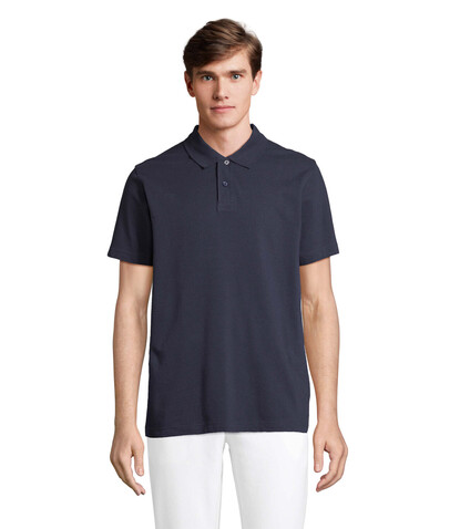 PULSE UNISEX POLO - French Navy bedrucken, Art.-Nr. S04502-FN-M