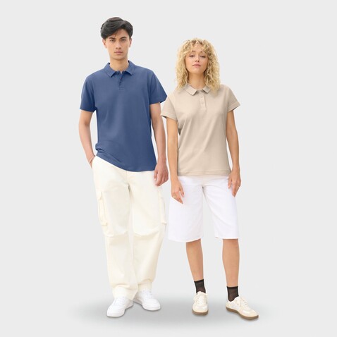 PULSE UNISEX POLO - Denim bedrucken, Art.-Nr. S04502-DM-XXL PULSE UNISEX POLO - Denim bedrucken, Art.-Nr. S04502-DM-XXL