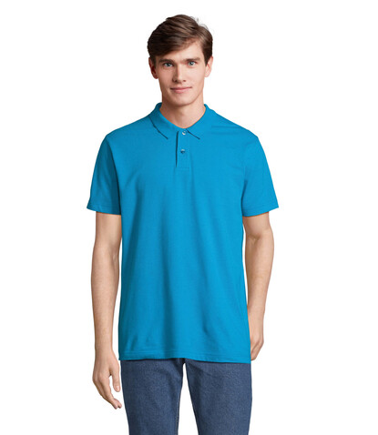 PULSE UNISEX POLO - Aqua bedrucken, Art.-Nr. S04502-AQ-XL PULSE UNISEX POLO - Aqua bedrucken, Art.-Nr. S04502-AQ-XL