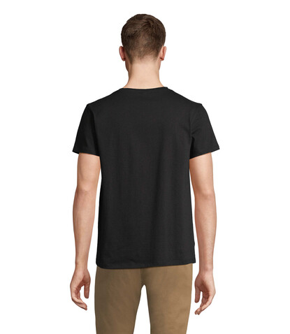 REGENT V V-NECK T-SHIRT - Deep Black bedrucken, Art.-Nr. S04765-DB-3XL