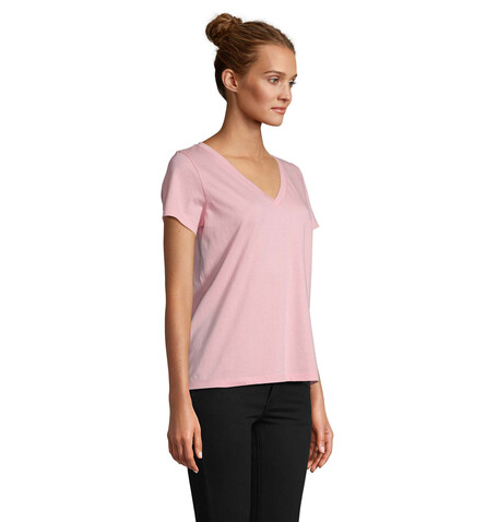 REGENT V T-SHIRT WOMEN - Bonbon Rosa bedrucken, Art.-Nr. S04766-AX-M REGENT V T-SHIRT WOMEN - Bonbon Rosa bedrucken, Art.-Nr. S04766-AX-M