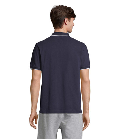 PALERMO POLO-SHIRT - Französische Marine/weiß bedrucken, Art.-Nr. S04769-FW-XXL PALERMO POLO-SHIRT - Französische Marine/weiß bedrucken, Art.-Nr. S04769-FW-XXL