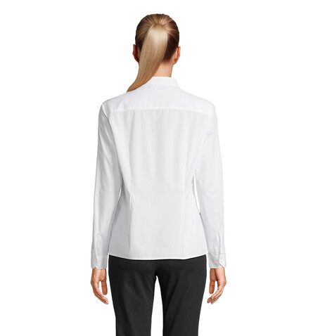 BAILEY WOMEN POPLIN SHIRT - White bedrucken, Art.-Nr. S04771-WH-XXL BAILEY WOMEN POPLIN SHIRT - White bedrucken, Art.-Nr. S04771-WH-XXL